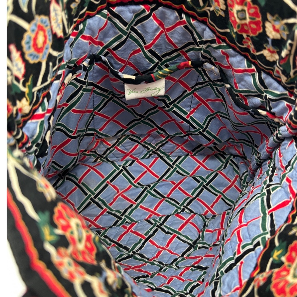 Vera Bradley Versailles Retired Paisley Quilted Tote Bag Like New Floral - Picture 6 of 9